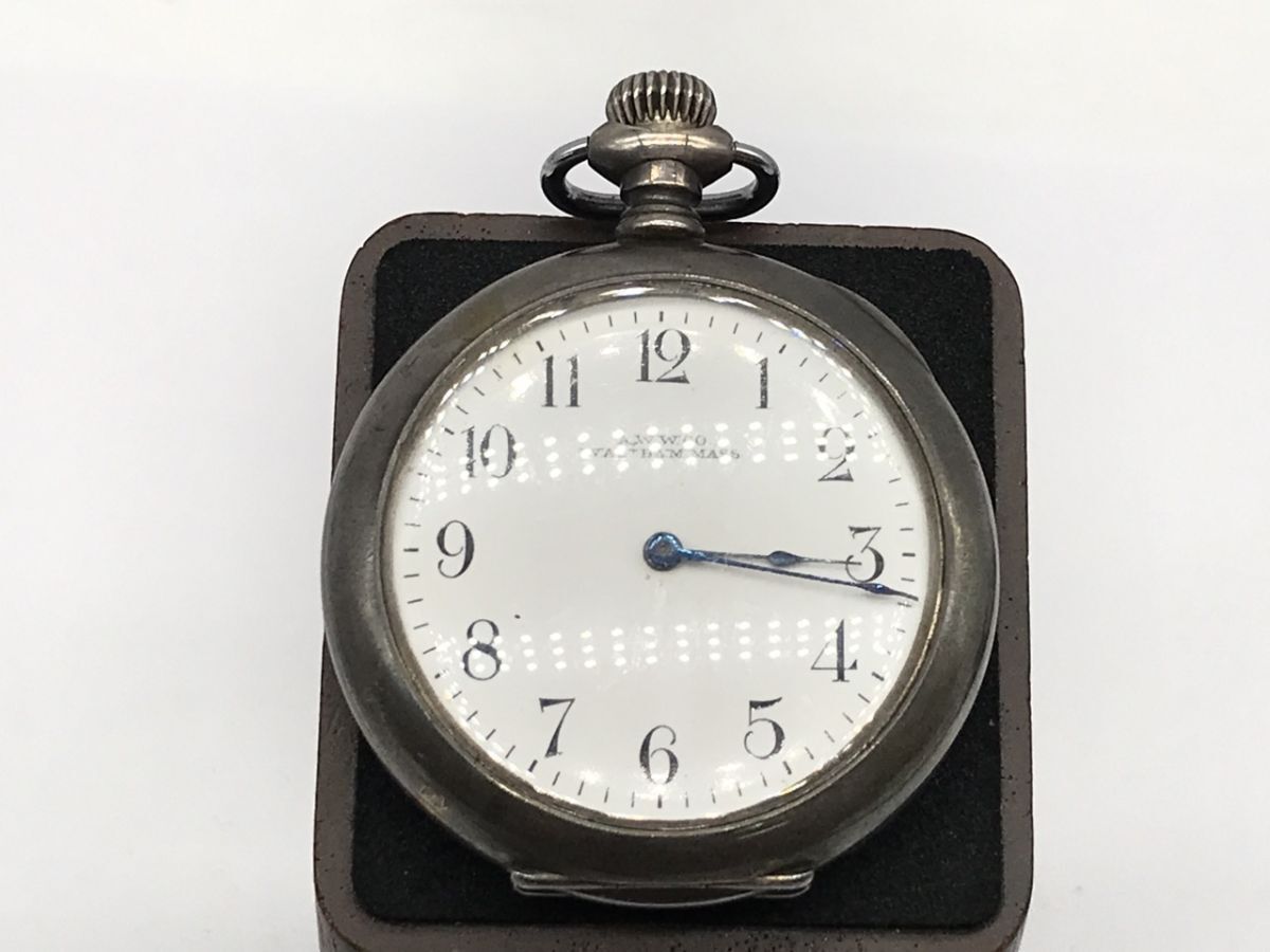 新品，豊富な 0101-512TYK1898 懐中時計 AW.W.CO. WALTHAM .MASS 不動 