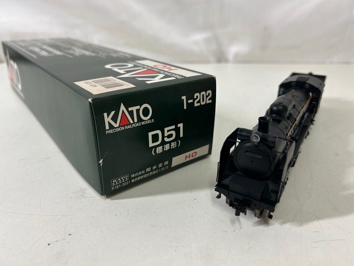 同梱不可】KATO カトー HOゲージ 1-202 D51形蒸気機関車 (標準形) 動作