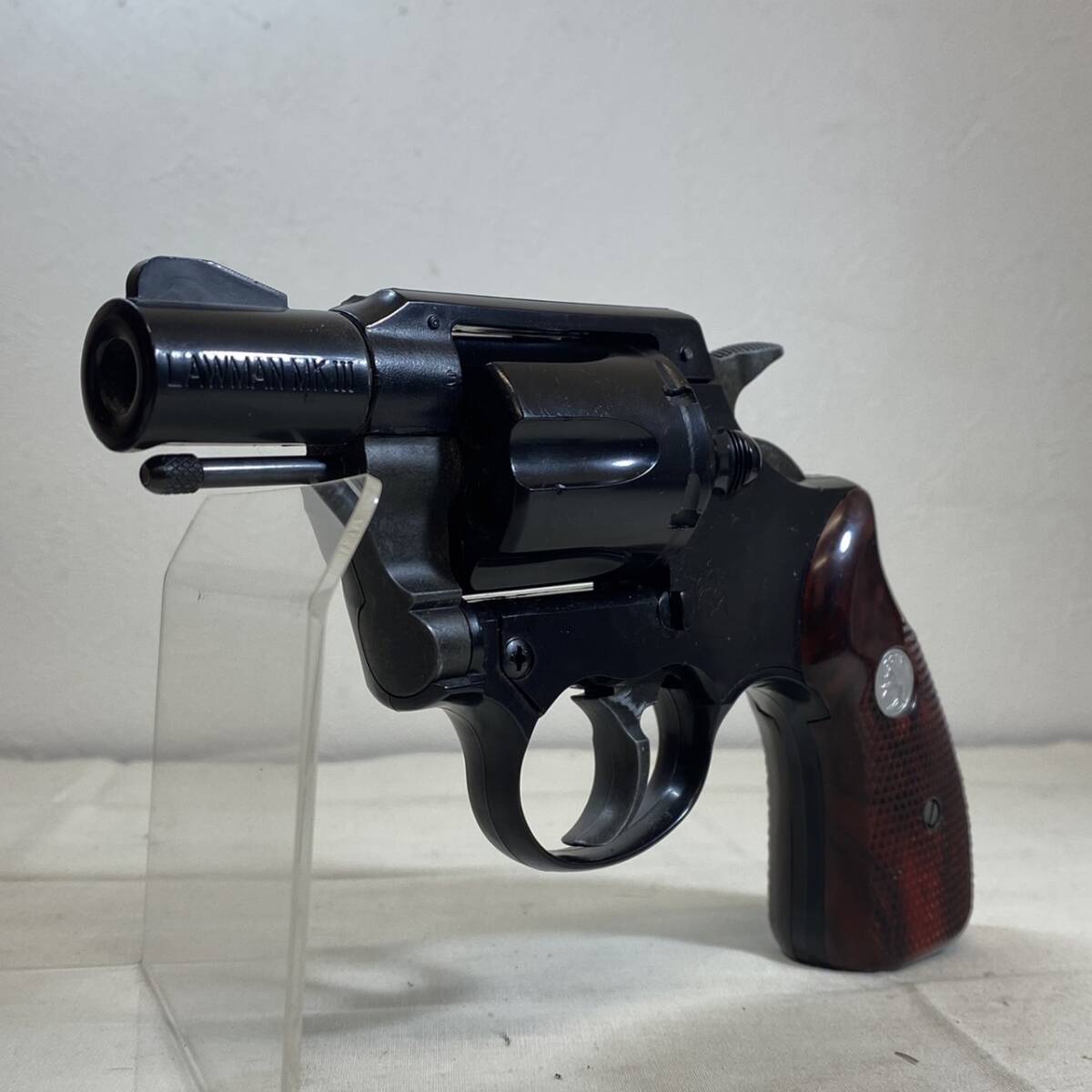 ●【MH-9054】中古品 MGC LAWMAN MK3 357 マグナム CTG HW モデルガン 動作未確認 コルト SPG刻印【レターパックプラス可】