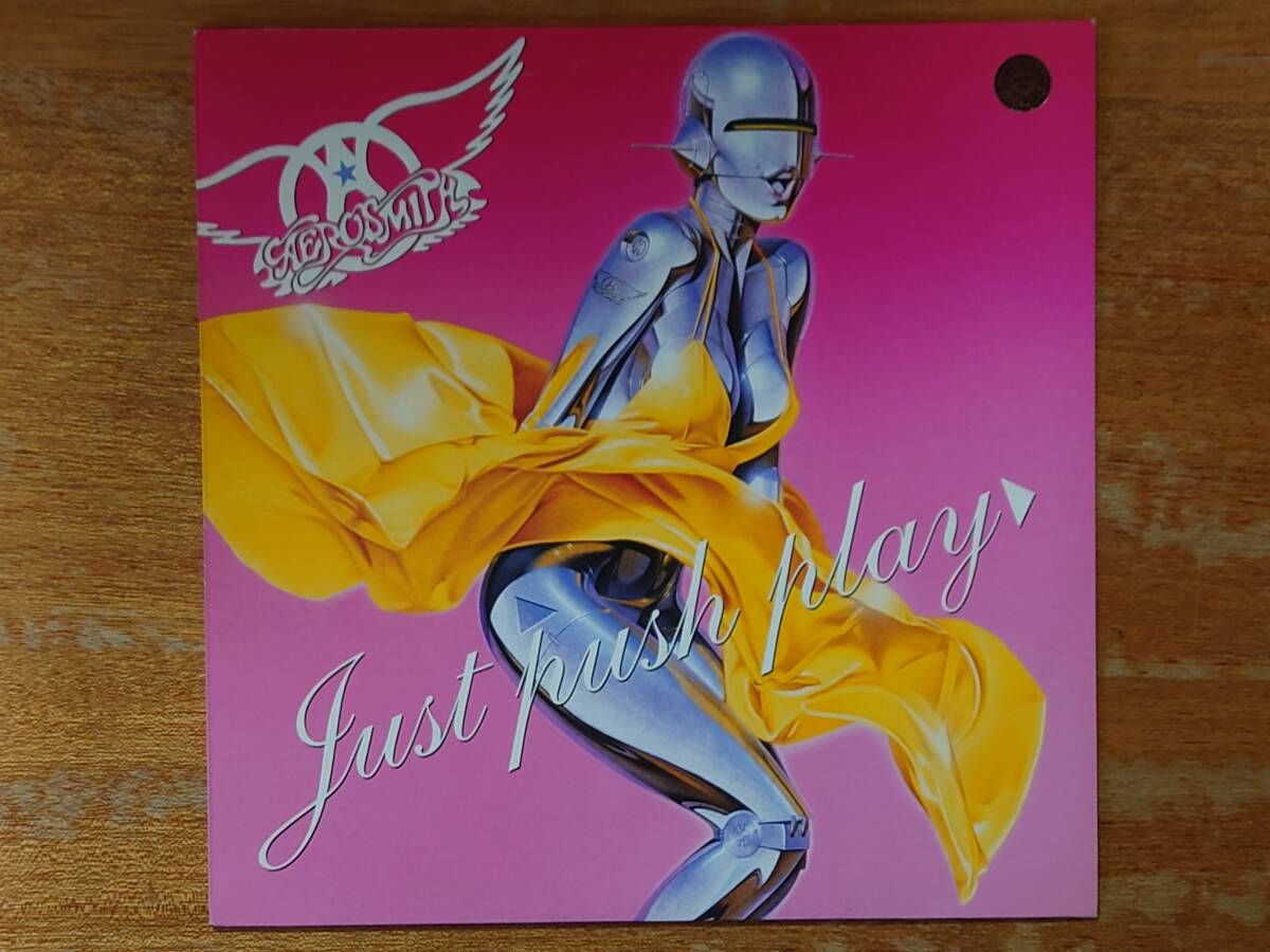 エアロスミス AEROSMITH「Just Push Play」美ジャケ■2001年/US盤LPレコード/COL501535 1
