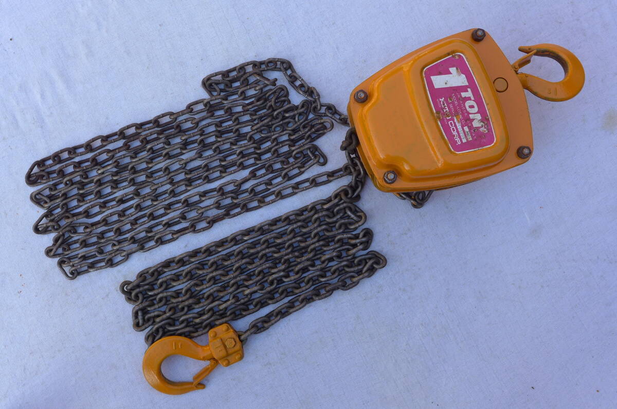 【中古品】　KITO　キトーチェーンブロック　1 t　型式CL-900　動作品