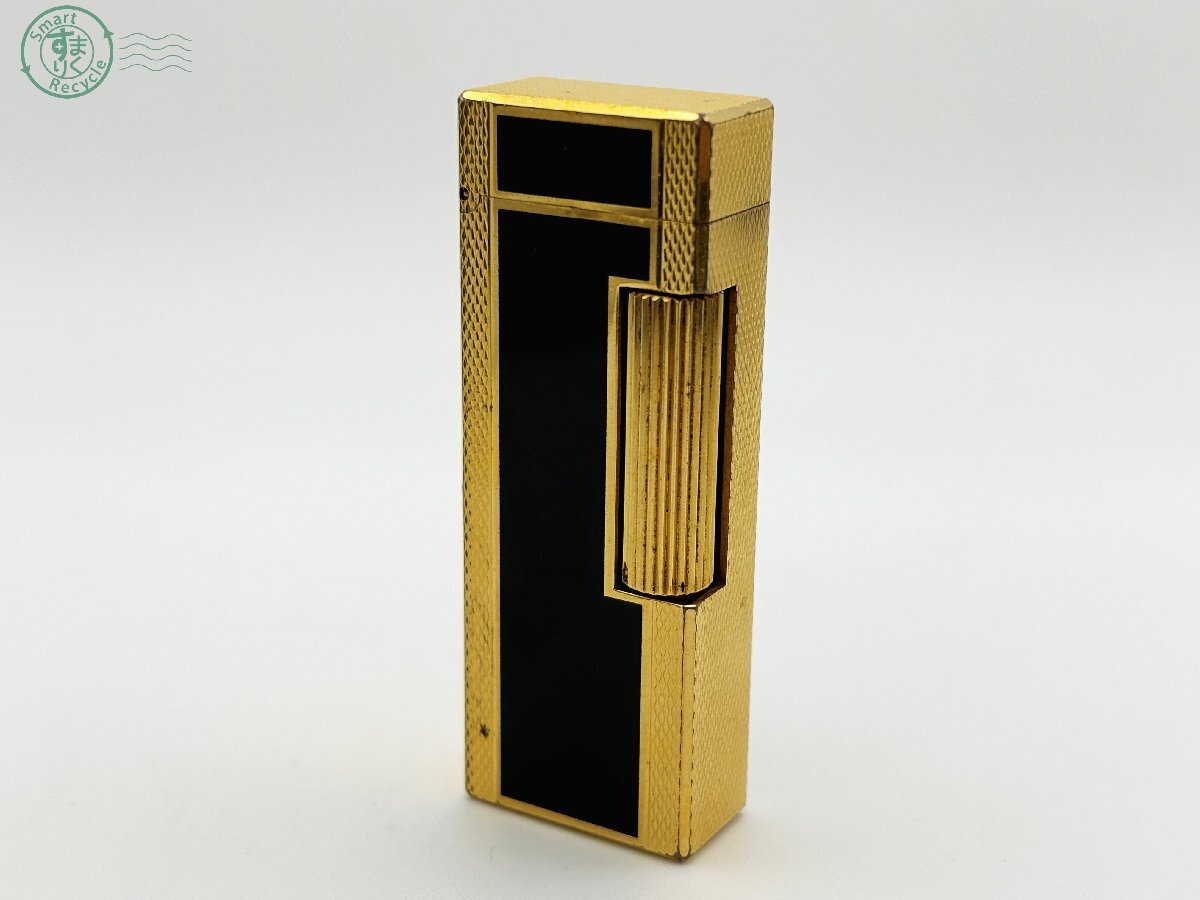 AL0608097 ♭dunhill ダンヒル ローラー式 ライター ブラック系 黒