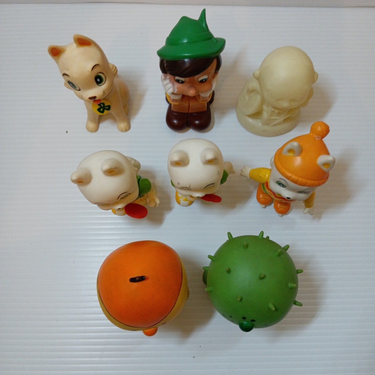 昭和レトロ 当時モノ 手塚治虫 ワンサ君 三和銀行 ソフビ 貯金箱