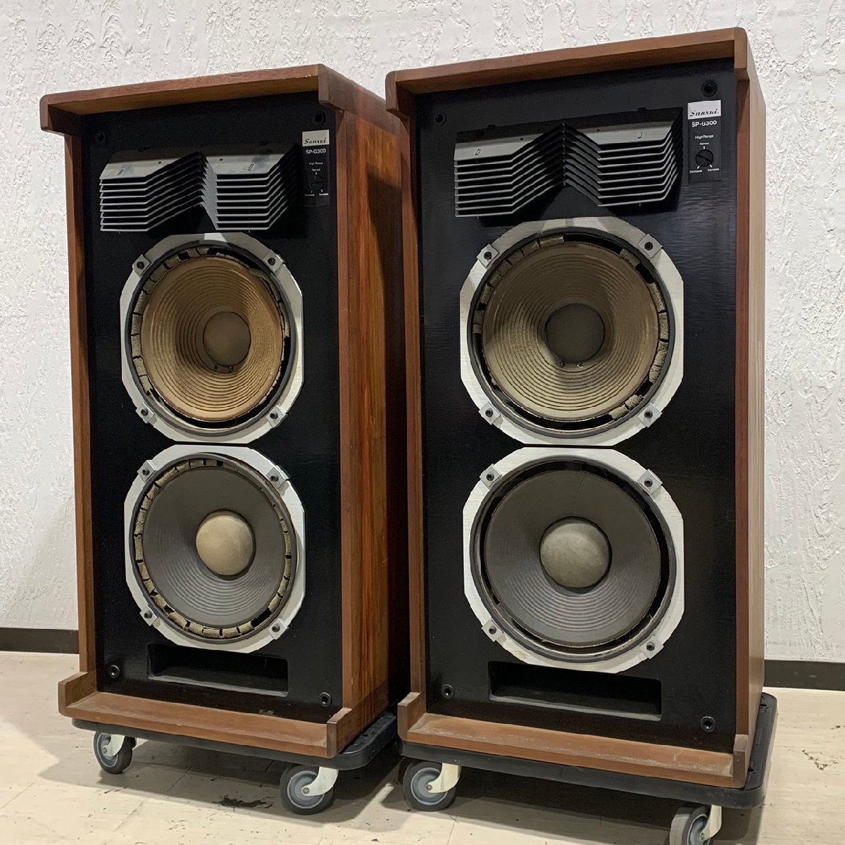 J】 SANSUI SP-G300 スピーカーペア サンスイ 094724【法人様のみ