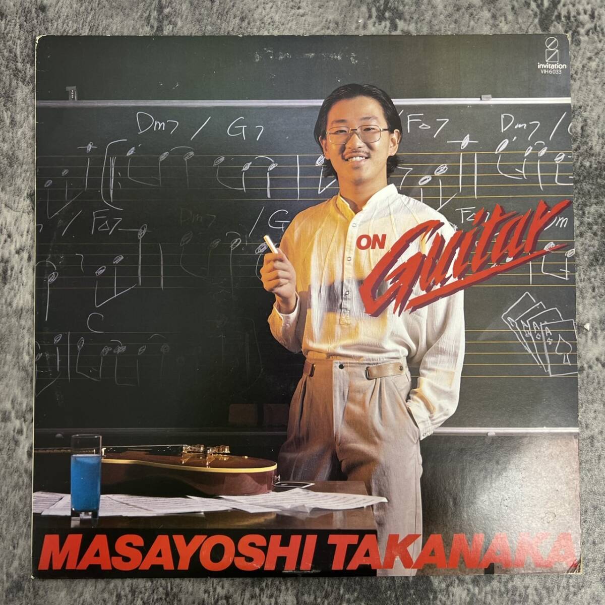 【レコードLP】高中正義(Masayoshi Takanaka)『オン・ギター(ON Guitar)』(invitation / VIH-6033) 1978年 細野晴臣 高橋幸宏