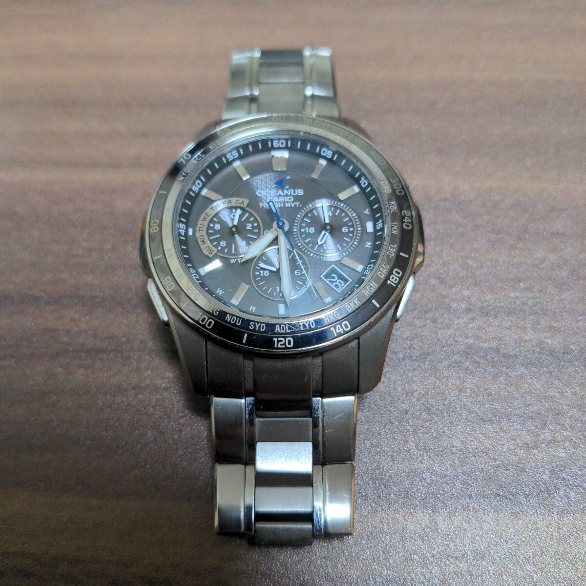 な*認様 203腕時計まとめ売りOCEANUS、SEIKO、等…計5点 OCEANUS オシアナス OCW-S1200 チタン マンタ 稼働品 CASIO ソーラー