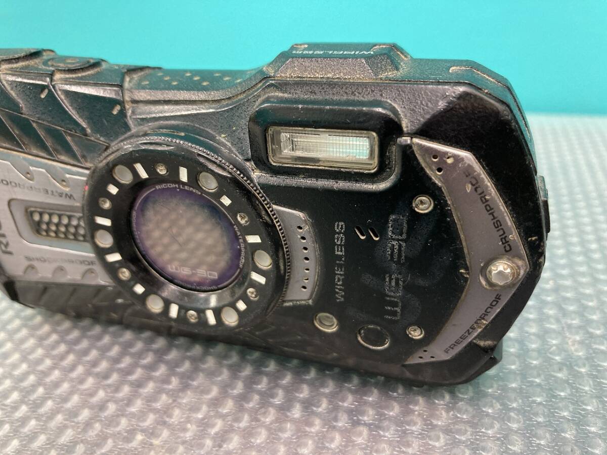 ☆16970-h リコー/RICOH WG-30W 防水 デジタルカメラ ブラック 