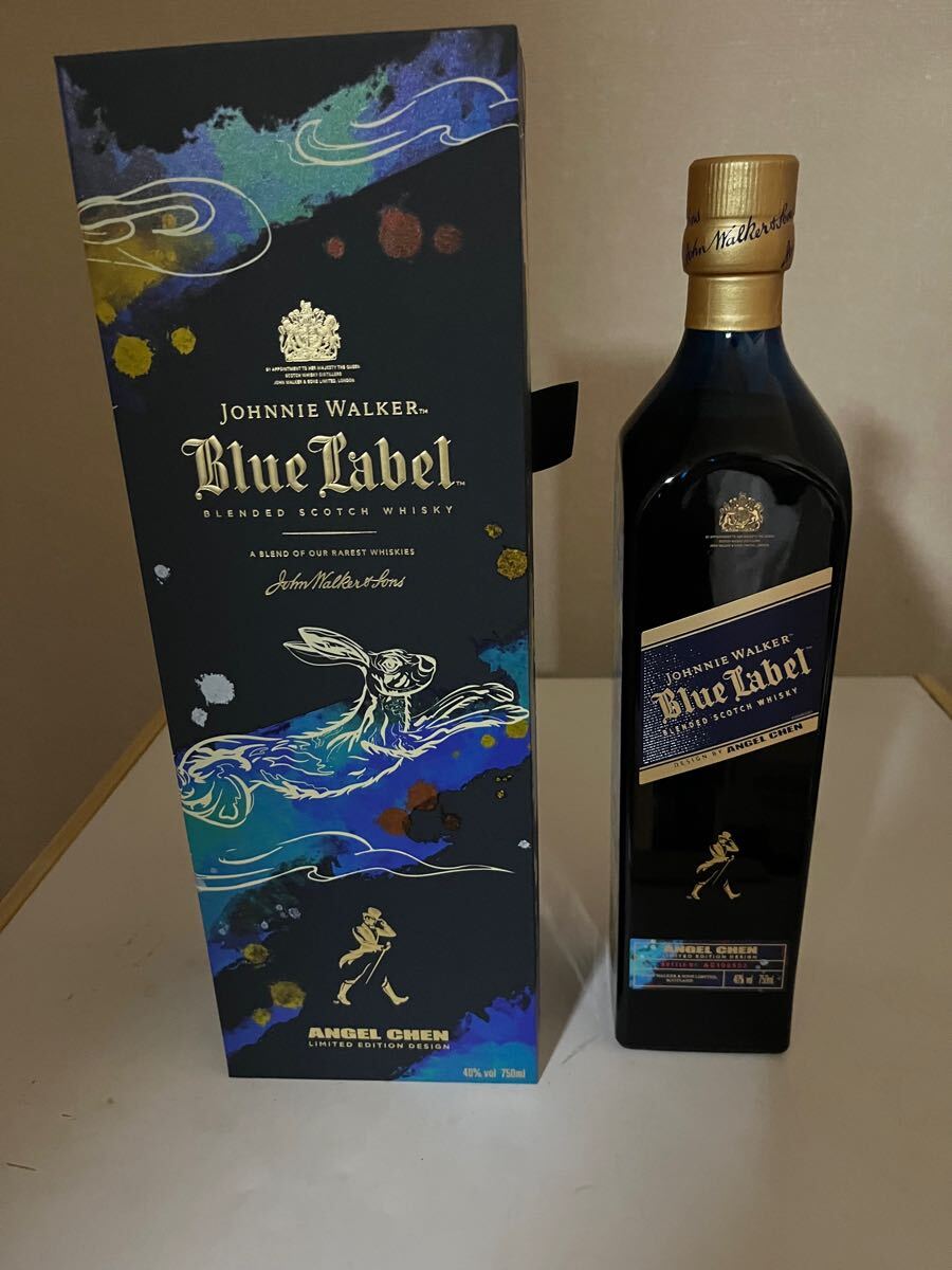 ジョニーウォーカー ブルーラベル ラビット 干支ボトル 箱付 JOHNNIE
