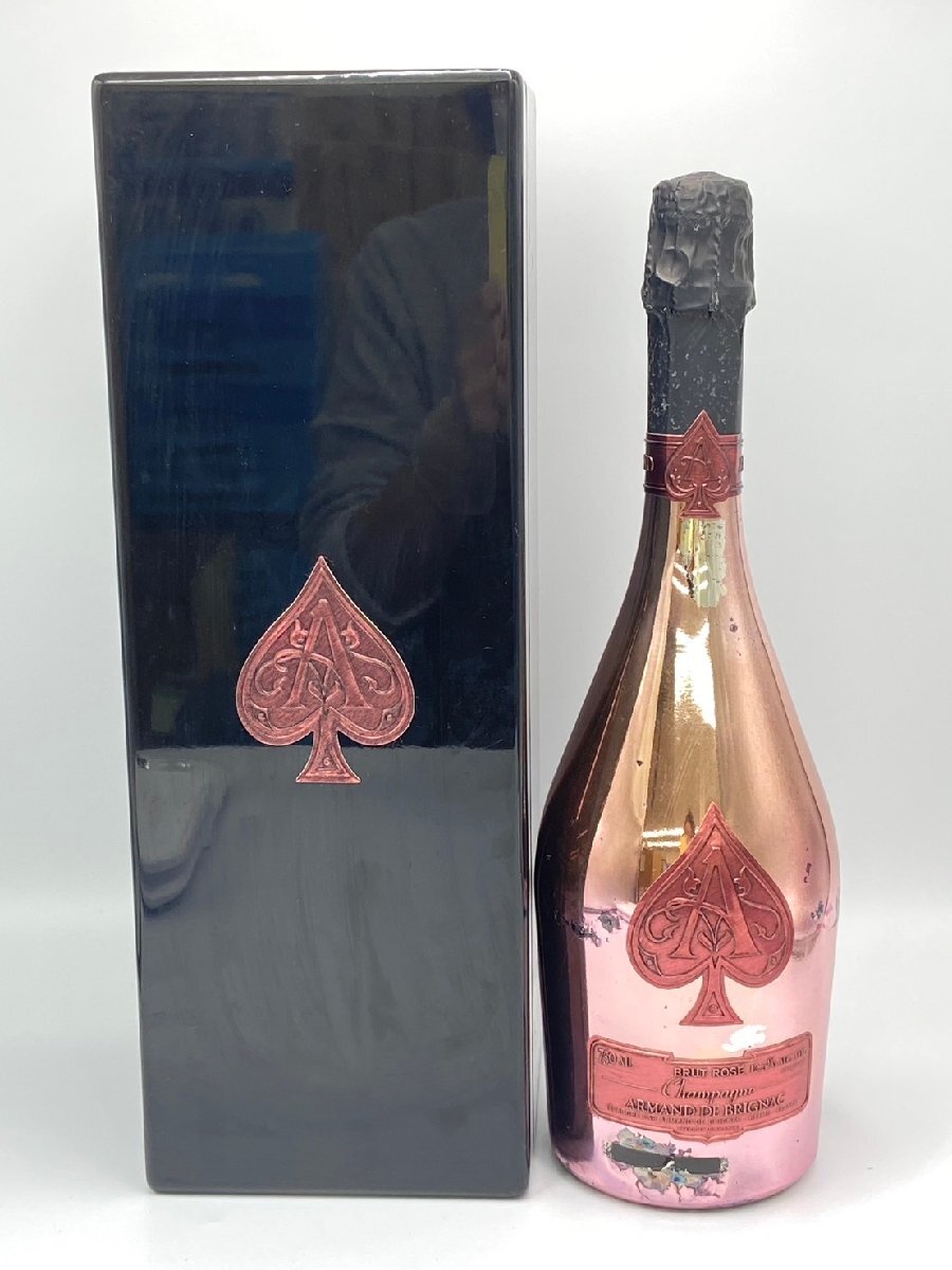 同梱不可】アルマンドロゼ 1648g 750ml 12.5% ※状態難 注意 箱 未開栓