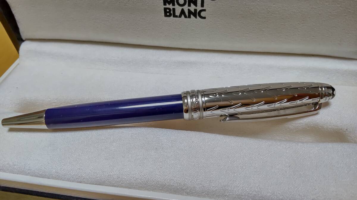 モンブラン　ボールペン マイスターシュテュック　星の王子様　シルバー　ブルー_2