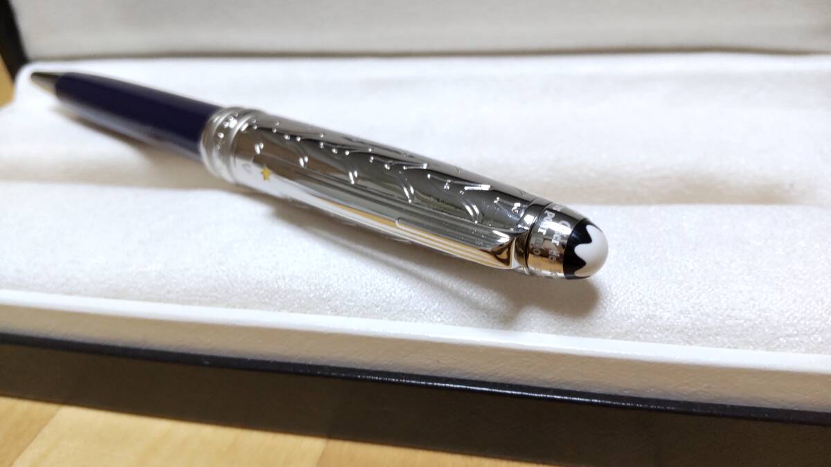 モンブラン　ボールペン マイスターシュテュック　星の王子様　シルバー　ブルー_5