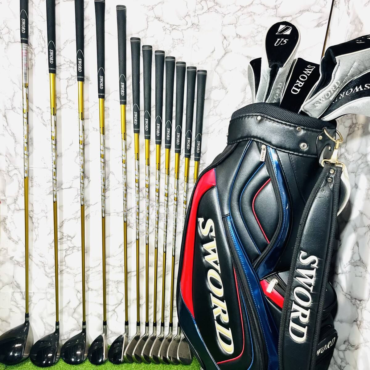 人気 KATANA GOLF SWORD ATC589 メンズセット 12本