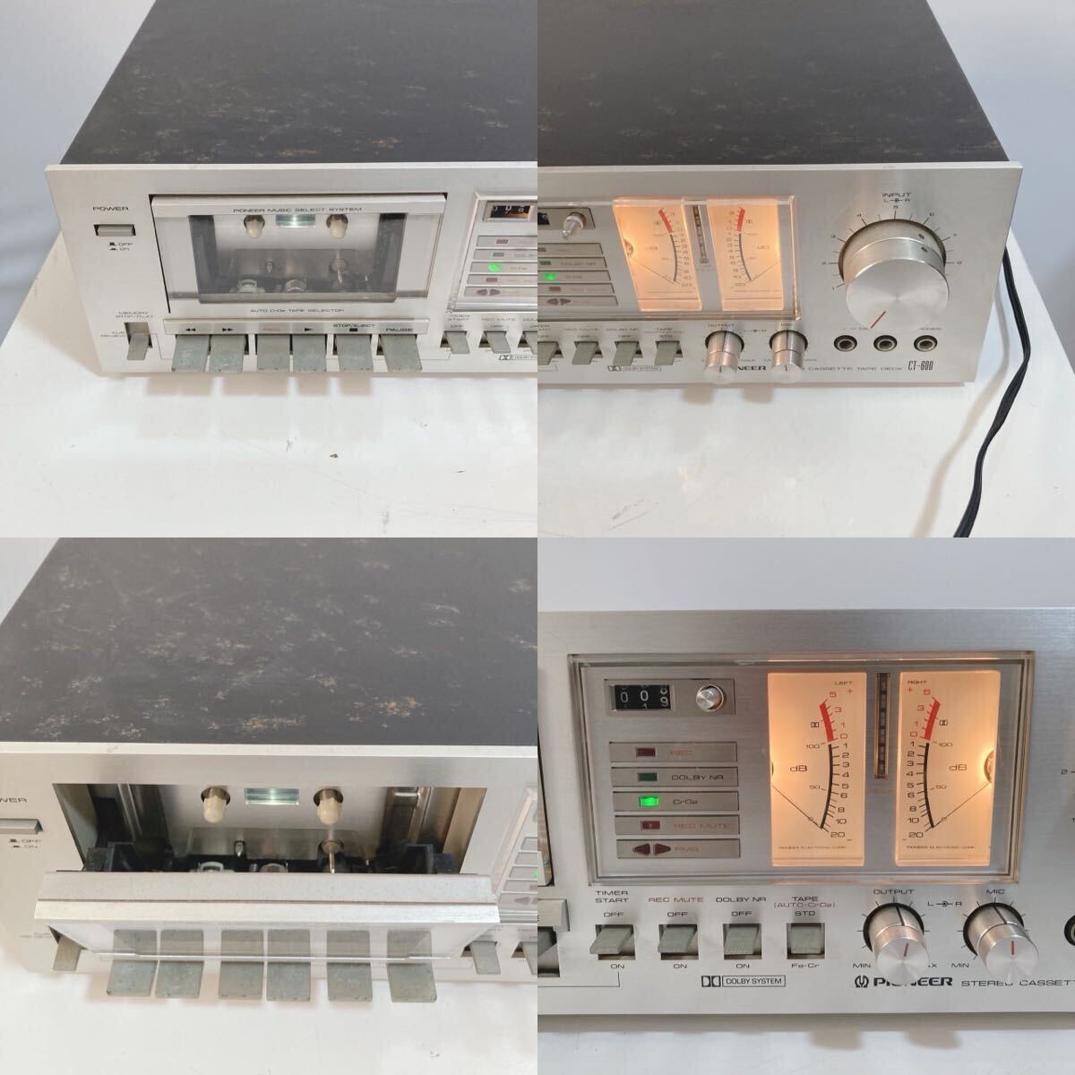 PIONEER パイオニア CT-600 カセットデッキ オーディオ機器 ステレオ
