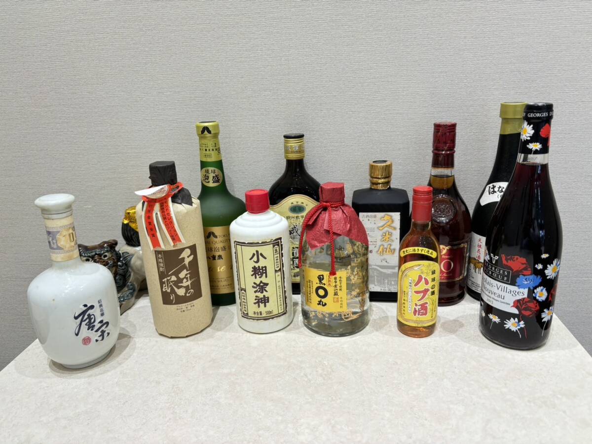 未開封 日本酒 ウイスキー 焼酎 泡盛 お酒 おまとめ セット 泡盛 焼酎