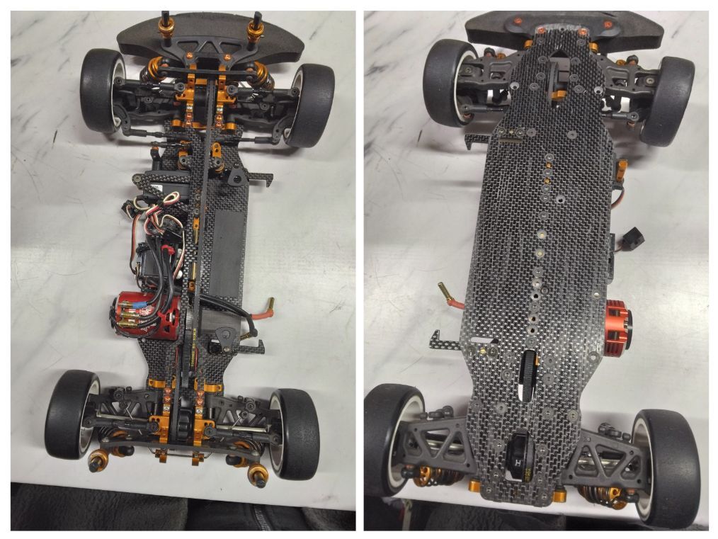 XRAY T4 RC 1⁄10 ツーリングカーカーボン シャーシキット XRAY T4