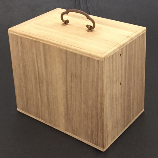 遠州好 秀造 茶箱 縦12.5cm×横18.5cm×高さ(持ち手含まず)15.7cm 煎茶