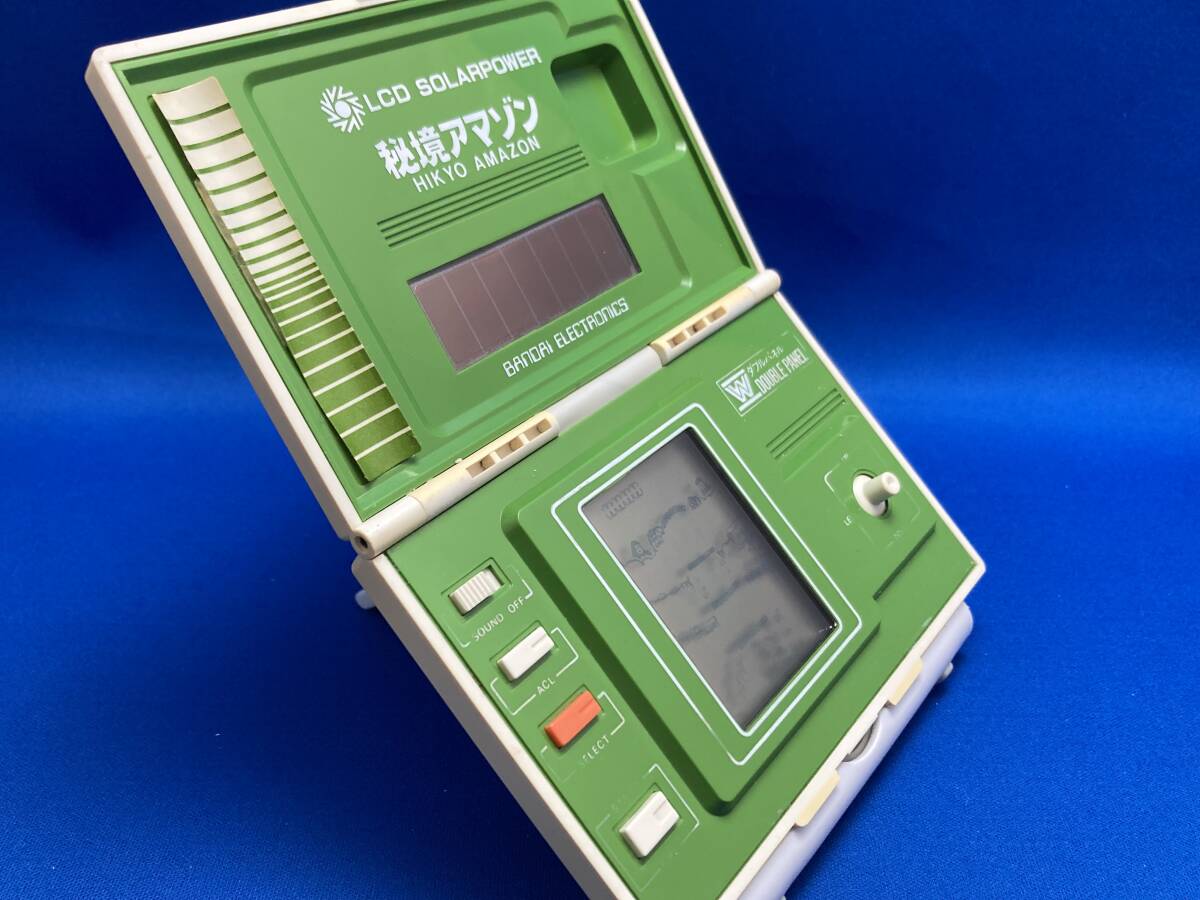 動作メンテ品】LSIゲーム 秘境アマゾン ゲームウォッチ LCDソーラー
