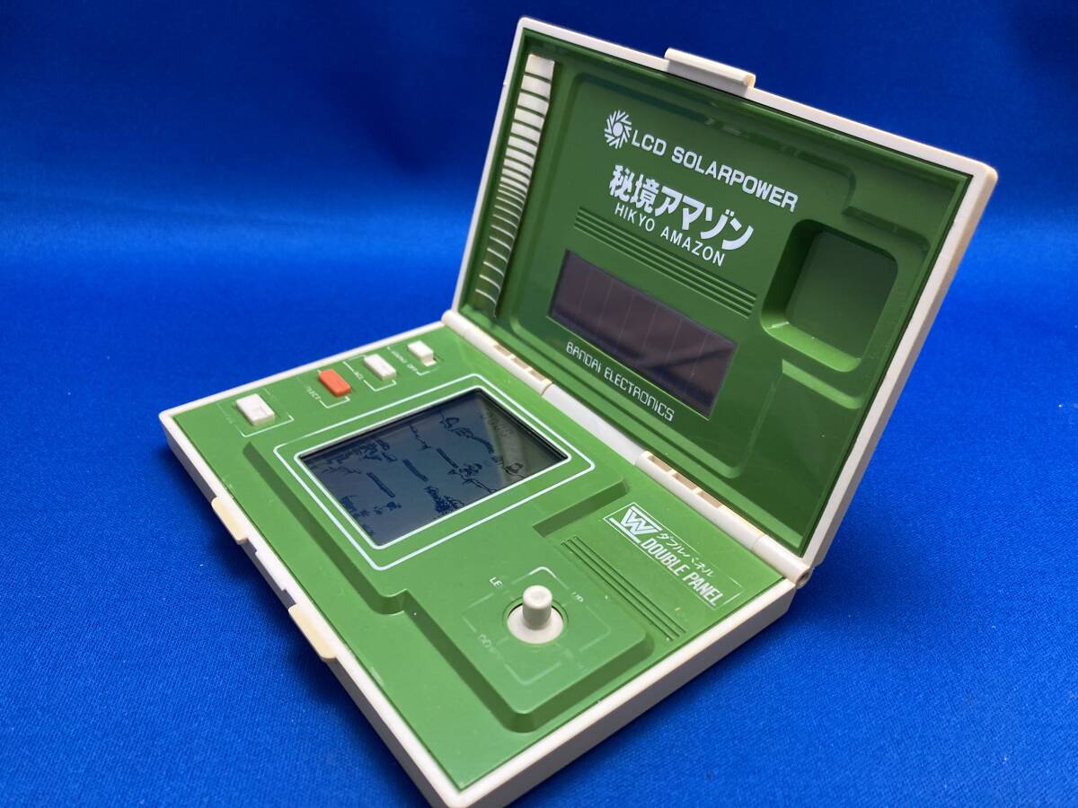 動作メンテ品】LSIゲーム 秘境アマゾン ゲームウォッチ LCDソーラー