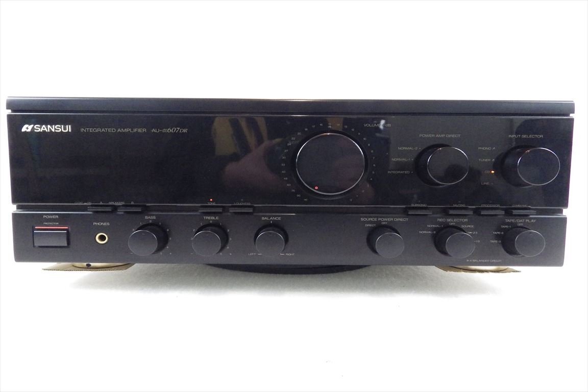 説明書付き SANSUI AU-α607DR プリメインアンプ 中古現状品 ☆ SANSUI サンスイ AU-α607DR アンプ 中古 現状品 250107B9103 SANSUI
