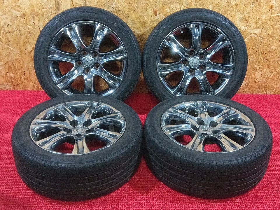 レクサス LS ホイール 純正 5穴 235⁄ 050 SPORT SP ダンロップ MAXX 4本 18