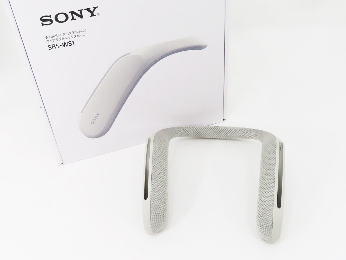 ◇【SONY ソニー】ウェアラブルネックスピーカー SRS-WS1 ソニー 家電