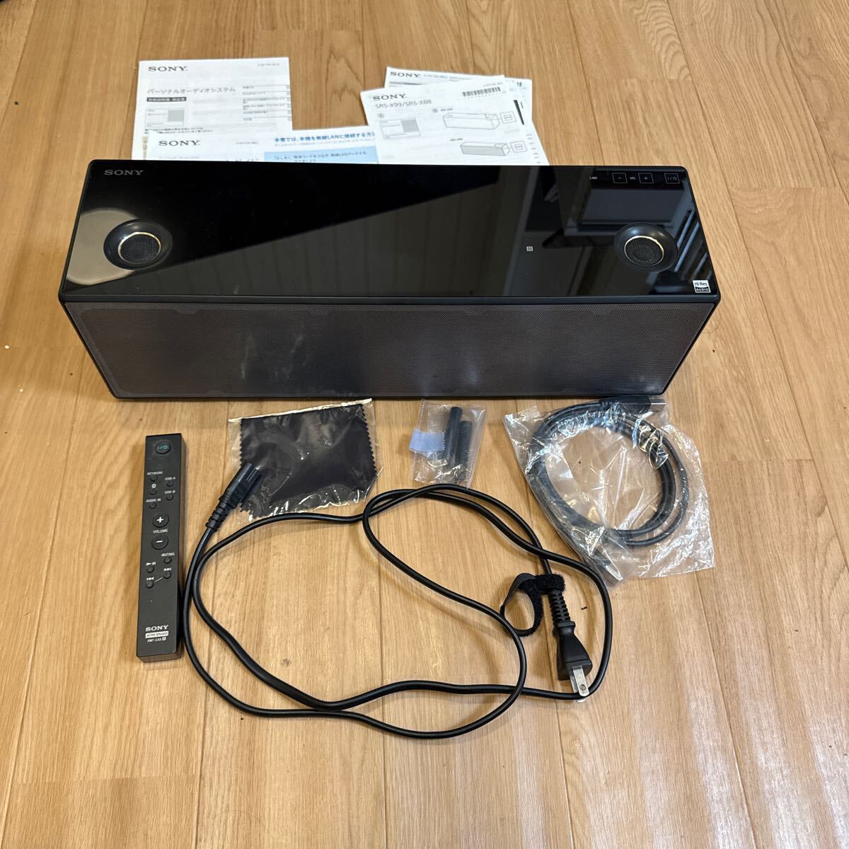 SRS-X99 ワイヤレススピーカー SONY ハイレゾ ハイレゾ対応