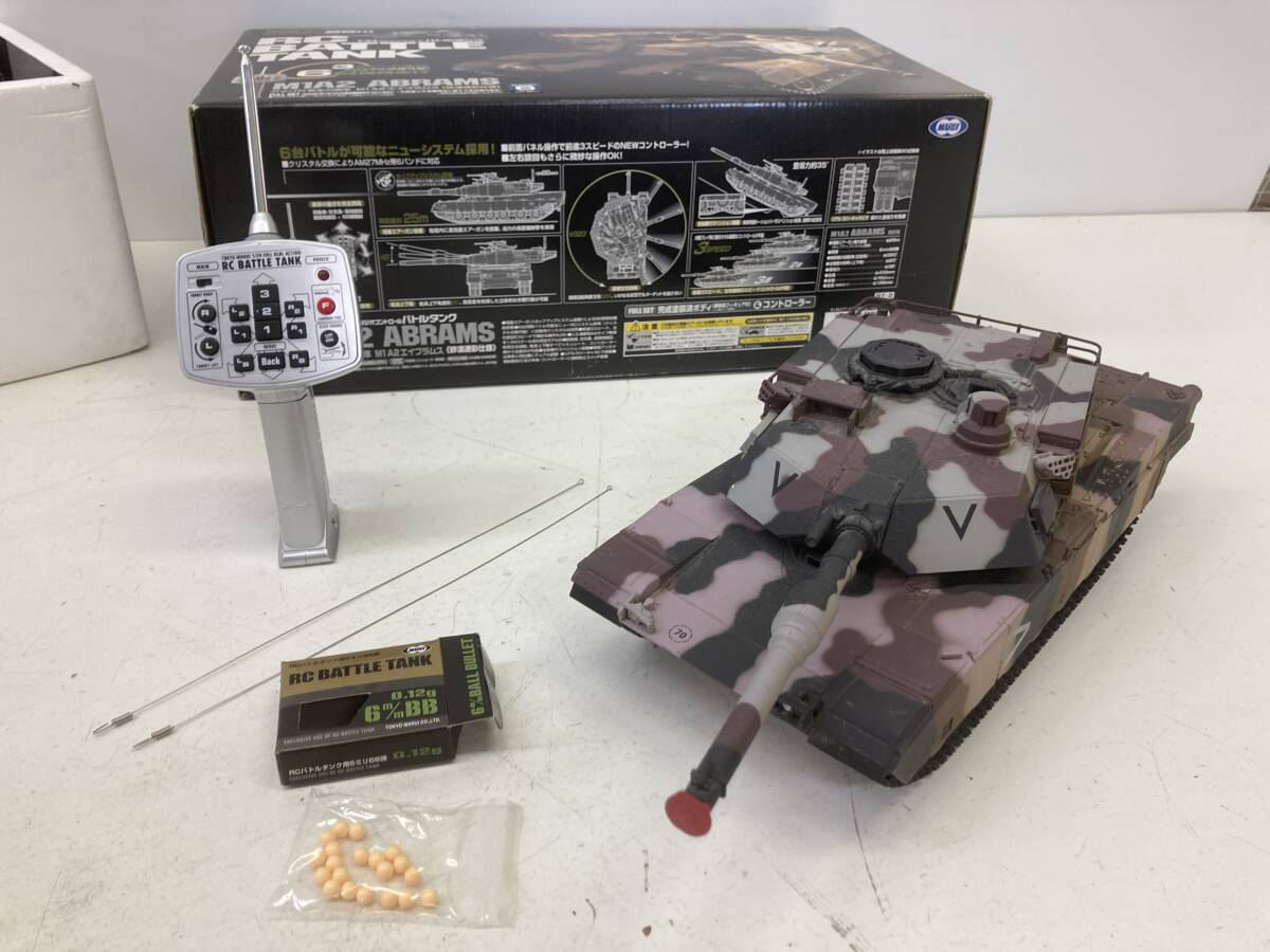 ☆◇【ジャンク】バトルタンク ラジコン アメリカ軍 主力戦車 M1A2