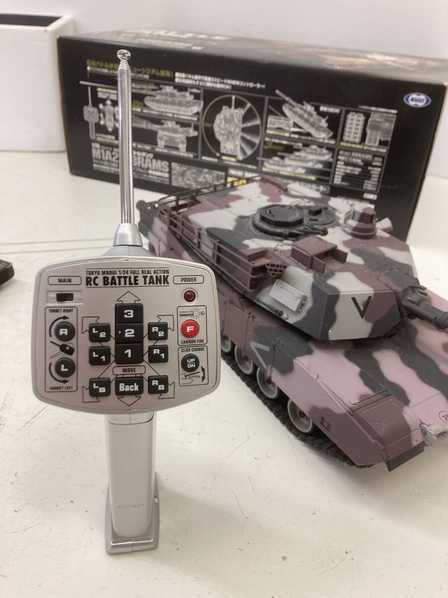 ☆◇【ジャンク】バトルタンク ラジコン アメリカ軍 主力戦車 M1A2