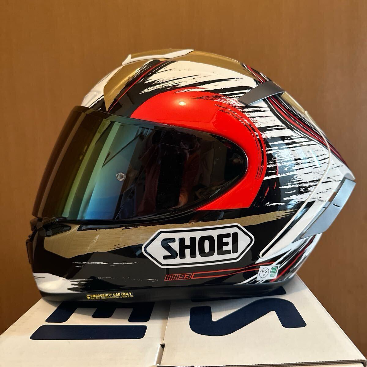 SHOEI X-Fourteen MARQUEZ MOTEGI 2 マルケスモテギ 2 a Shoei Marquez Motegi Helm 0 –