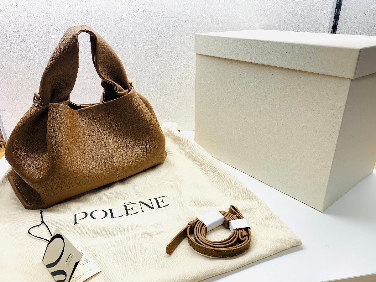 美品】POLENE ポレーヌ Numero Neuf ヌメロ ヌフ BHB0011MGRBR005 