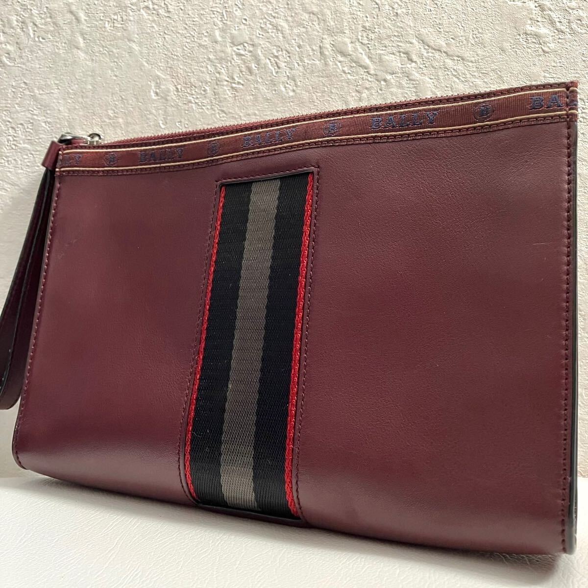 クラッチバッグ BALLY バリー 美品 ハンドベルト付セカンドバック 