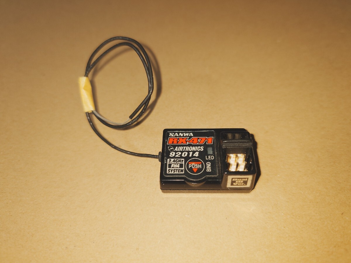 RX-471 サンワ 受信機 中古品 0 RX471受信機（ジャンク品）×2台