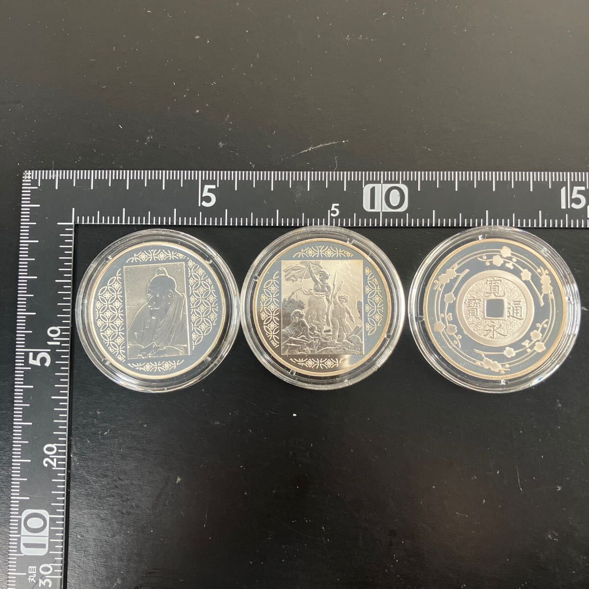 MONNAIE DE PARIS モネドパリ 日仏交流150周年記念コイン 1 1/2 銀貨 3