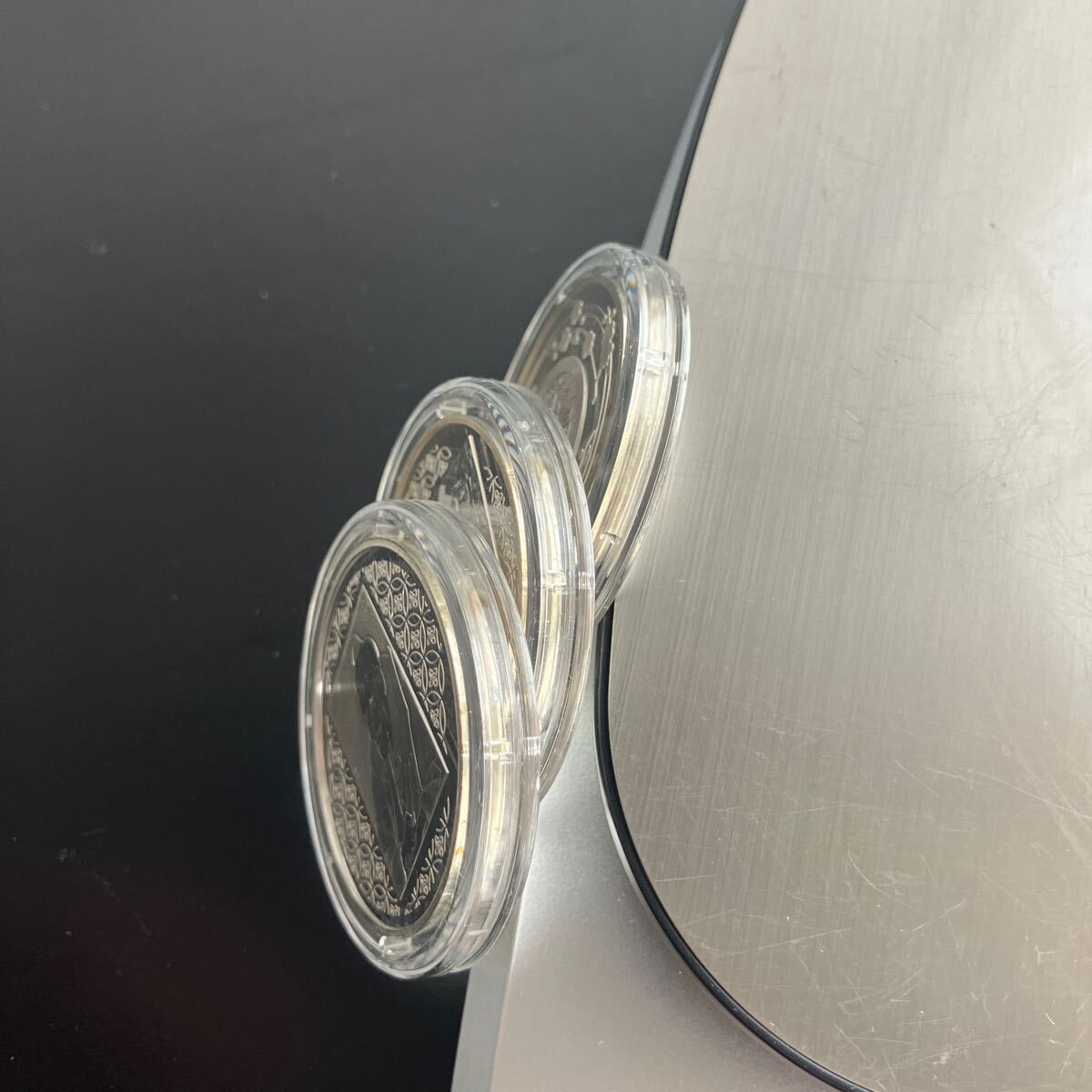 MONNAIE DE PARIS モネドパリ 日仏交流150周年記念コイン 1 1/2 銀貨 3