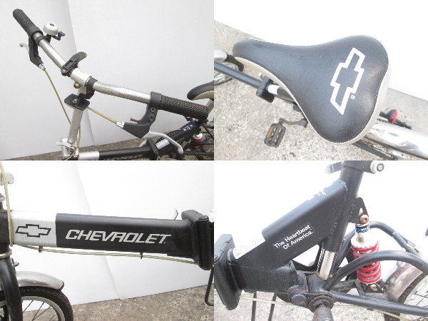 シボレー折りたたみ自転車chevroletハートビート サスペンション 16インチ 売買されたオークション情報 Yahooの商品情報をアーカイブ公開 オークファン Aucfan Com
