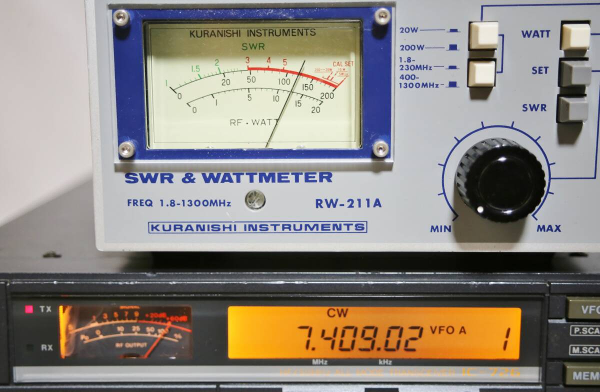 IC-726　ハム無線機　HF/50MHz アイコム IC-726 HF/50MHz 100W 無線機 ゼネカバ送信改 CB無線 NASA
