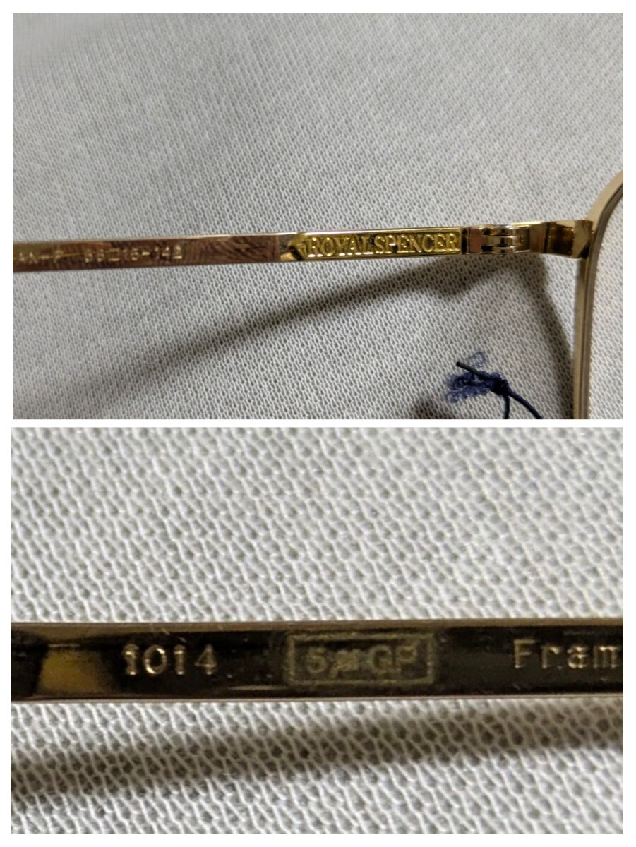 ROYALSPENCER メガネフレーム ヴィンテージ RS-1013 ブラウン col.3 