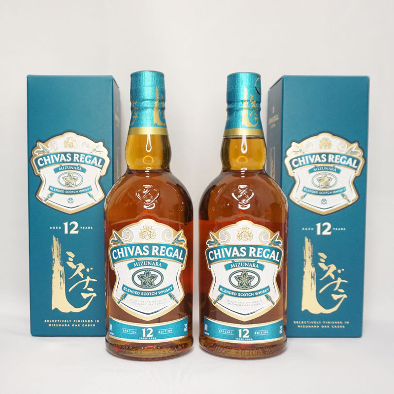 未開栓】CHIVAS REGAL シーバス リーガル 12年 MIZUNARA ミズナラ