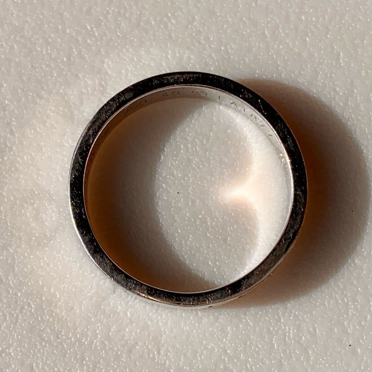 9号　Cartier カルティエ ミニラブリング　 指輪 WG ホワイトゴールド　LOVE RING SMALL MODELLOVE スモールモデル_4