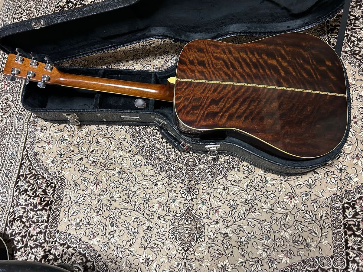 70S！YAMAKI・D-41スタイル・超美品・豪快トラ杢バック・ヤマキ・調整 