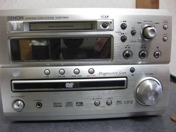 DENON D-MX7700DV  コンポ　　　ディスク読み込み不可 13【修理・メンテナンス】（今回は無声です、すいません）DENONの