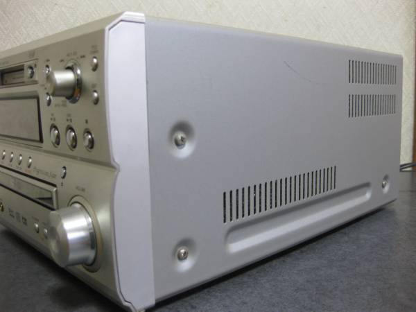 ジャンク DENON DVD/CD/MDコンポ D-MX7700DV 部品取り修理用(DVDコンポ