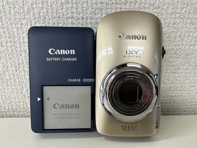 送料200円～ Canon キャノン IXY DIGITAL 800IS PC1176 シルバー