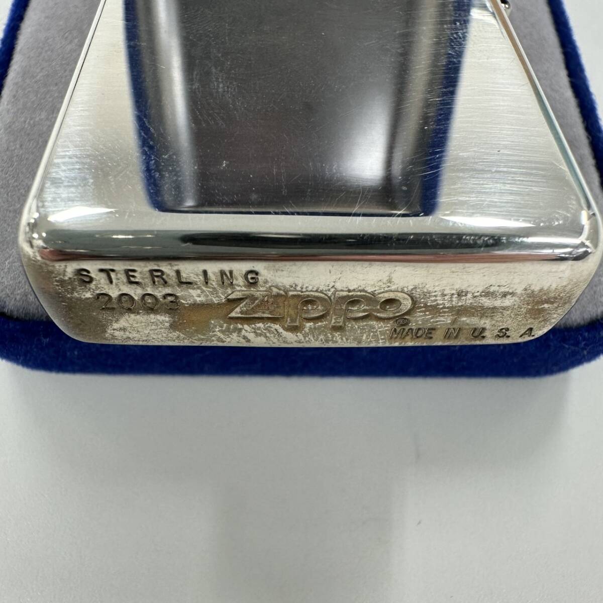 ZIPPO STERLING SILVER オイルライター (スターリングシルバー) 2003年 