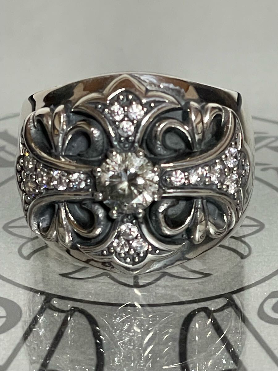 美品/クロムハーツ/Chrome hearts/キーパー リング スターリング 