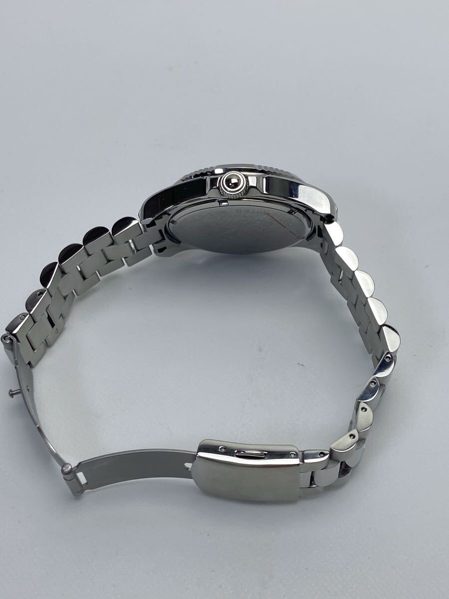 C132 極美品 ROMIA ロミア ソーラー 腕時計 RM-828MB ネイビー文字盤 メンズ _8