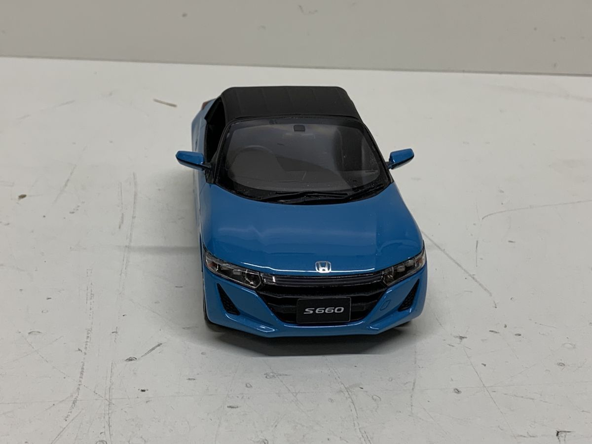 ○ホンダ S660 青 ミニカー S660 ホンダ 1⁄43 カラーサンプル 2026年