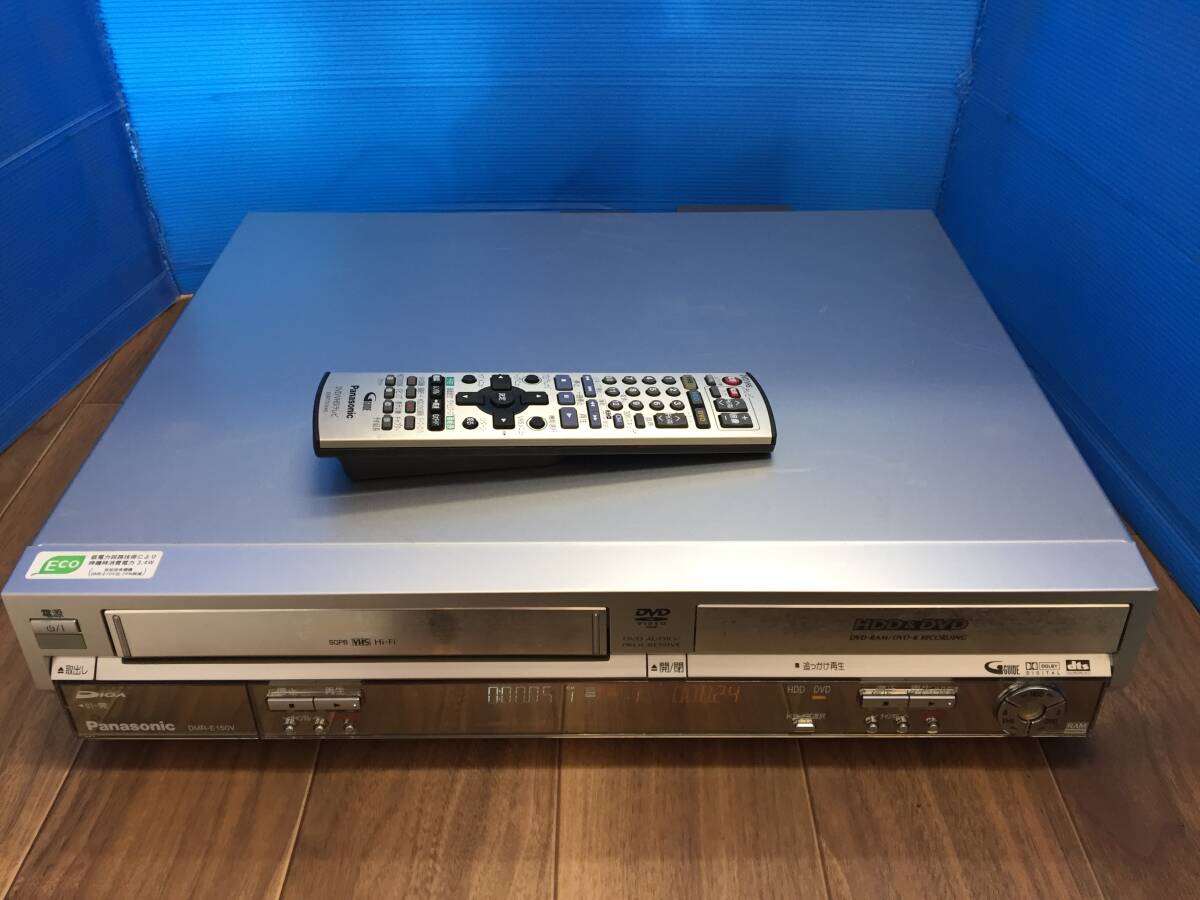 完動品 Panasonic DMR-E150V DVD VHS HDD リモコン