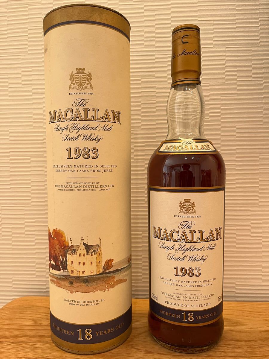 マッカラン18年 旧ボトル VINTAGE 1983(ハイランド)｜売買された