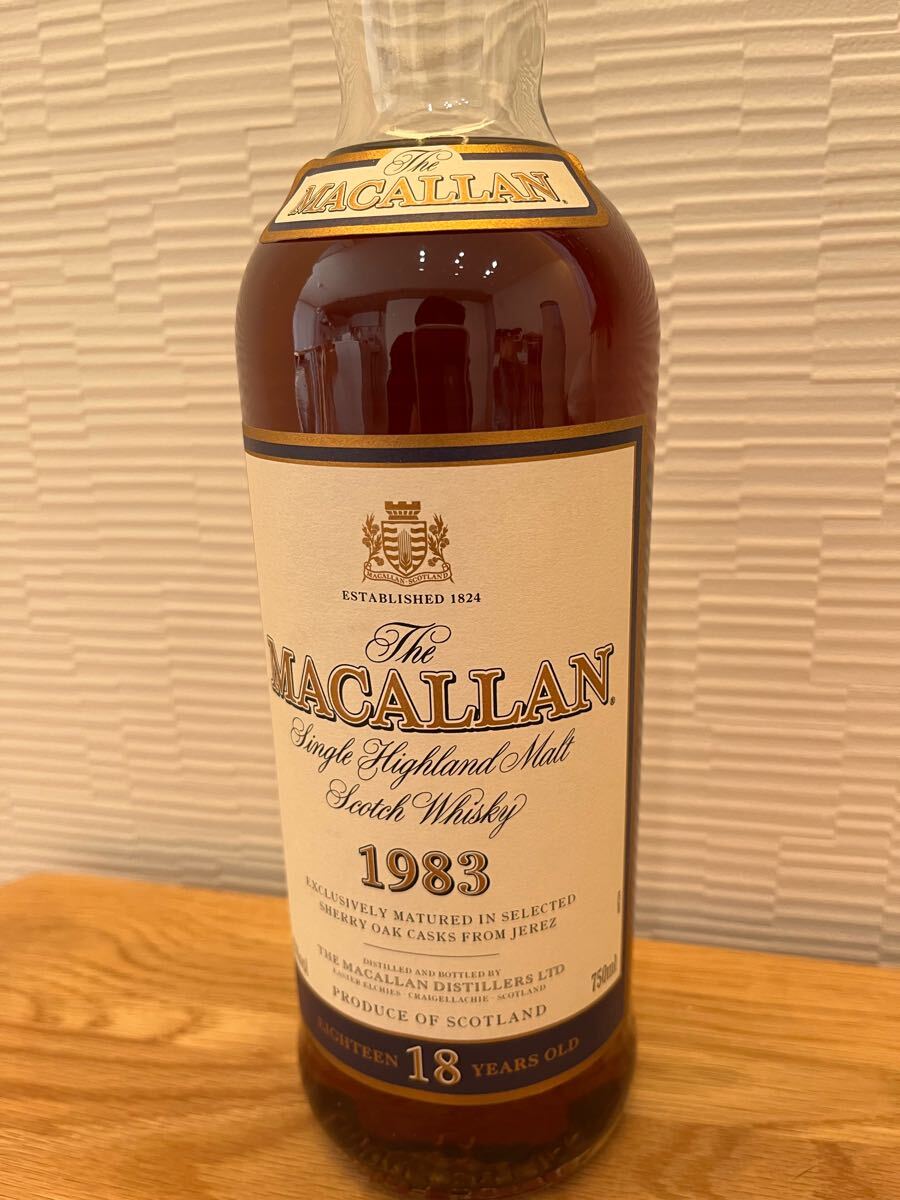 マッカラン18年 旧ボトル VINTAGE 1983(ハイランド)｜売買された